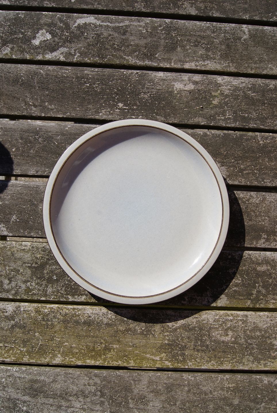 uddybe protein Glat Antikkram - Colombia Danish stoneware service by B&G, large cake plates 19cm