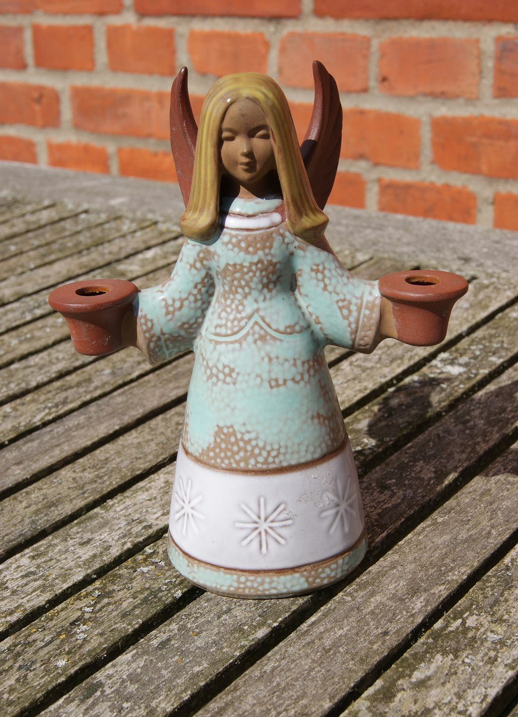 Antikkram - Goebel keramik Tyskland, HX 2 Engel fra 1966 til lys 327 figur